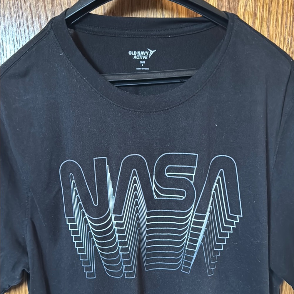 Old Navy Active Black NASA Graphic Tee